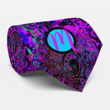 Personalizado con Monograma Morado y Negro