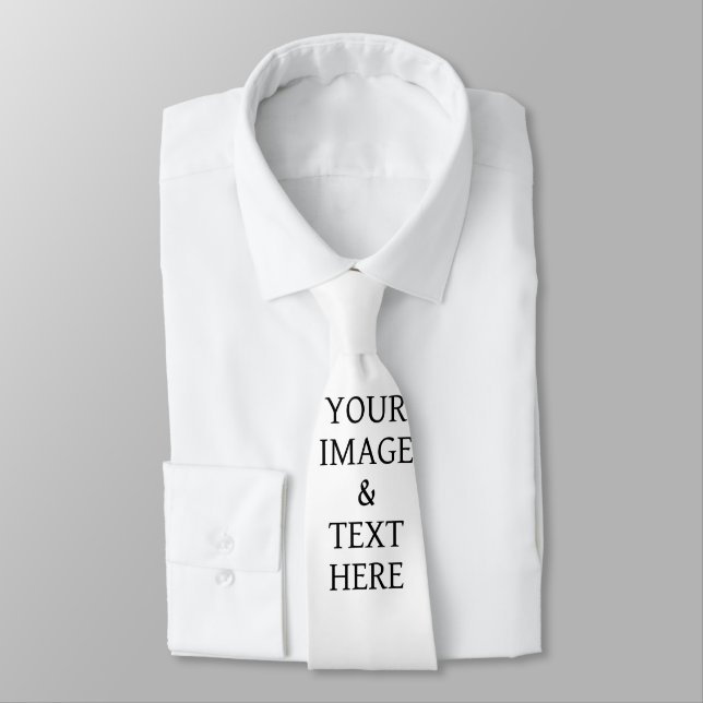 Corbata Personalizado con tu propia foto (Atado)