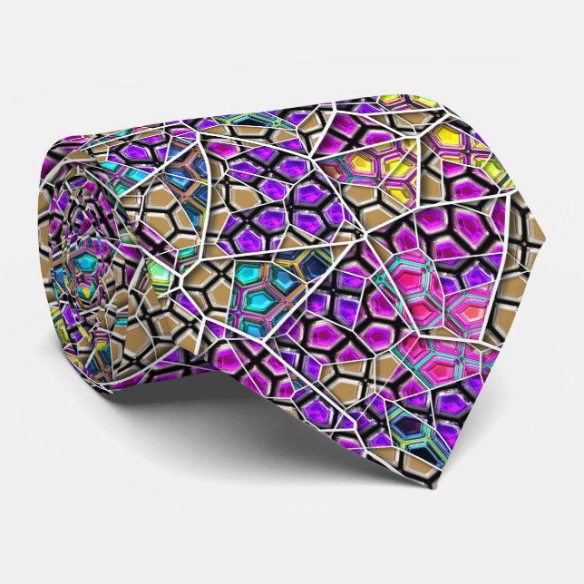 Corbata Personalizado de arte celular 2 (Enrollado)