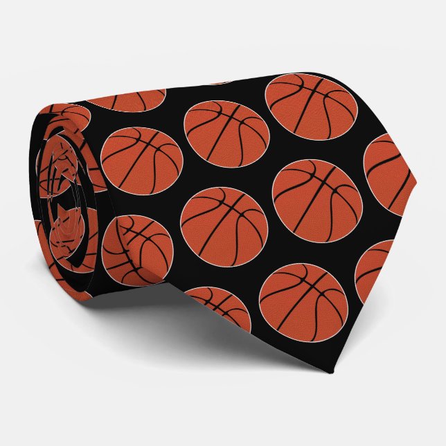 Corbata Personalizado de baloncesto Equipo de juego de col (Enrollado)