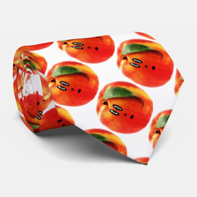 Corbata Personalizado de cara de color (Enrollado)