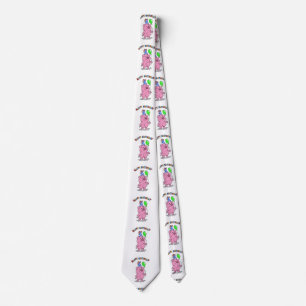 Corbata Personalizado de Cerdo de Cumpleaños   elegir colo