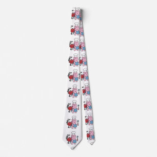 Corbata Personalizado de cerdo haciendo barbacoa   elegir 