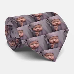Corbata Personalizado de fotos familiares personalizadas c