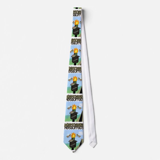 Corbata Personalizado de los mosquitos de Wisconsin - Acam (Anverso)