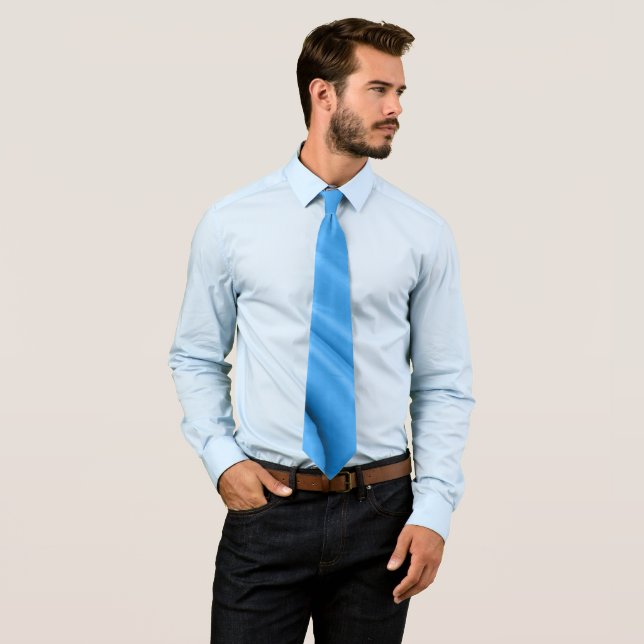 CORBATA PERSONALIZADO DE OLA AZUL (In situ)