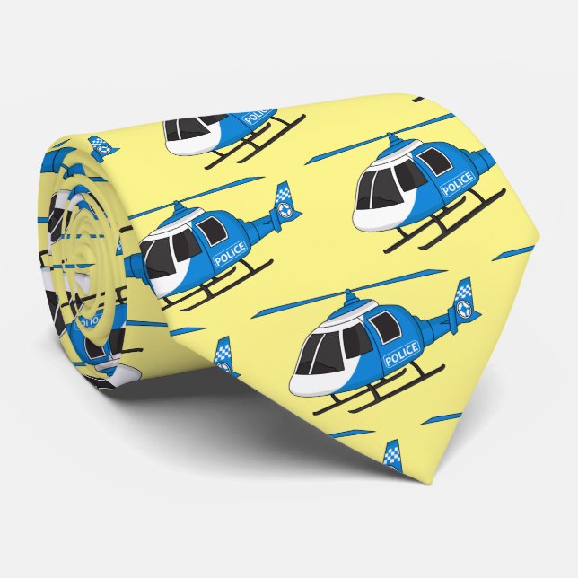 Corbata Personalizado del helicóptero del helicóptero del  (Enrollado)