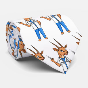 Corbata Personalizado del médica del antílope de Gemsbok