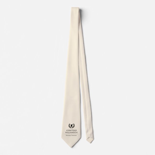 Corbata Personalizado Elegante Farmacia Farmacéutica Perso (Anverso)