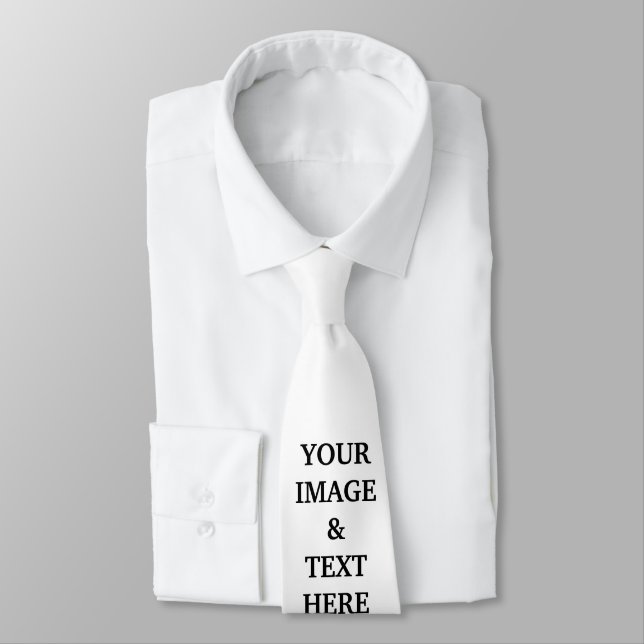 Corbata Personalizado personalizado de su propia foto (Atado)