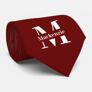 Corbata Personalizado personalizado monogramado