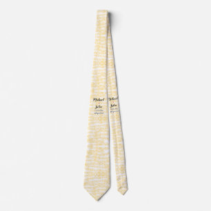 Corbata personalizado simple minimal añade tu nombre acuar