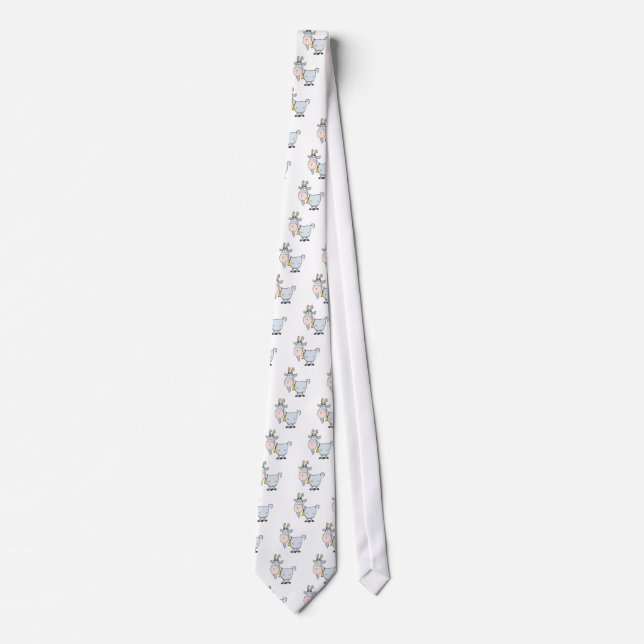 Corbata personalizado tonto billy cabra (Anverso)