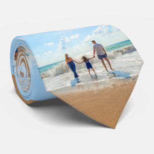 Corbata Personalizado Tu Fotos Nata De Cuello Regalo Perso