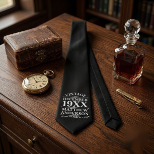 Corbata Personalizado Vintage Envejecido a la Perfección
