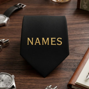 Corbata Personalizados con Apellido o Apodo en Ellos