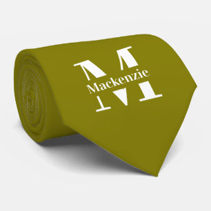 Corbata Personalizados Hechos a Medida Monogramados