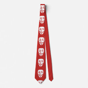 Corbata Personalizar Anonymous face fiesta
