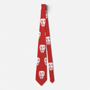 Corbata Personalizar Anonymous face fiesta