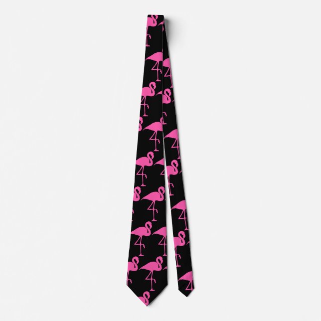 Corbata Personalizar Flamingo Rosa (Anverso)