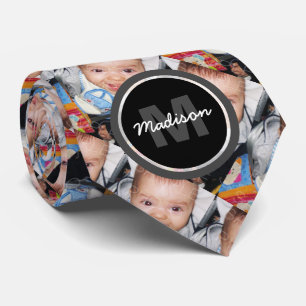 Corbata Personalizar Su Personalizado de patrón fotográfic