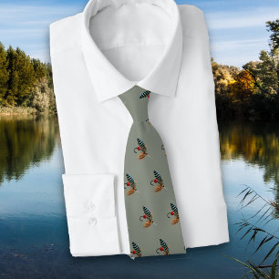 Corbata Pesca Moscas Pescador de Agua Dulce