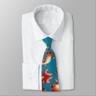 Corbata Pescado de Koi