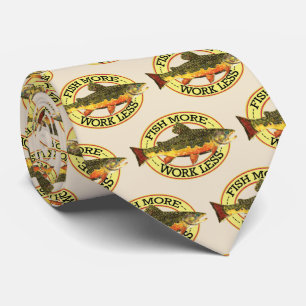 Corbata Pescado más trabajo menos marisco