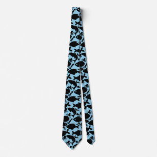 Corbata Pescado neto FN2508A. LBlue BG