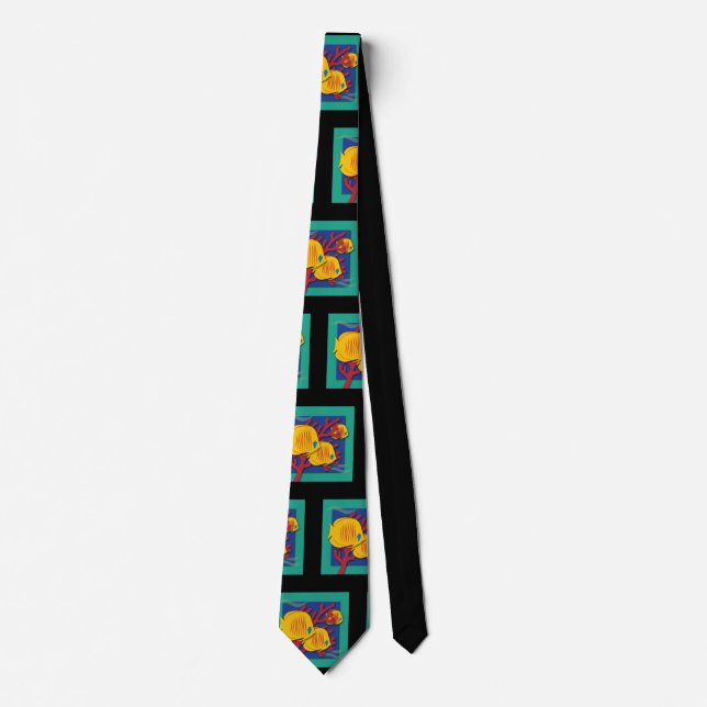 Corbata Pescado tropical (Anverso)
