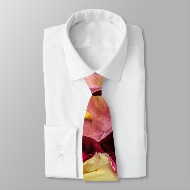 Corbata Petales Rosas (Atado)