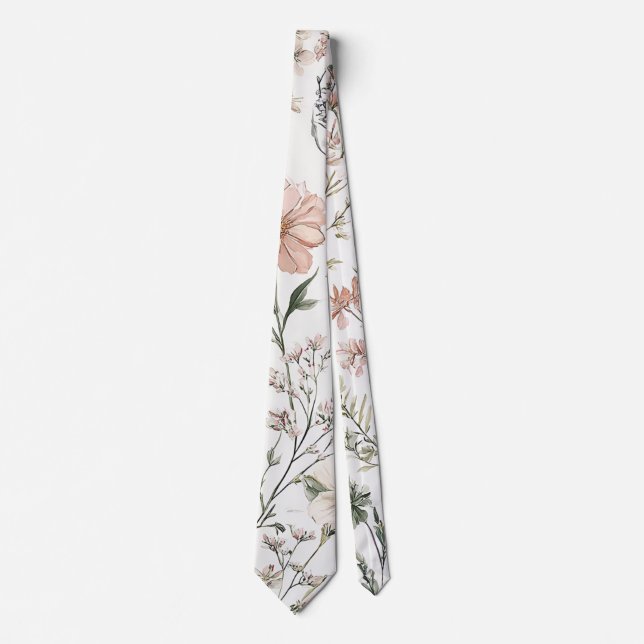Corbata Pétalos Serenos (Anverso)
