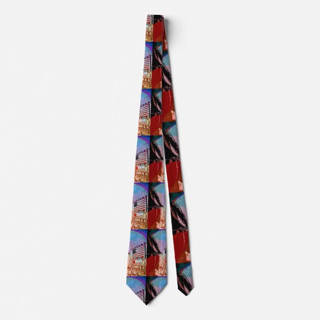 Corbata "peter max art style" wall street tie (Anverso)