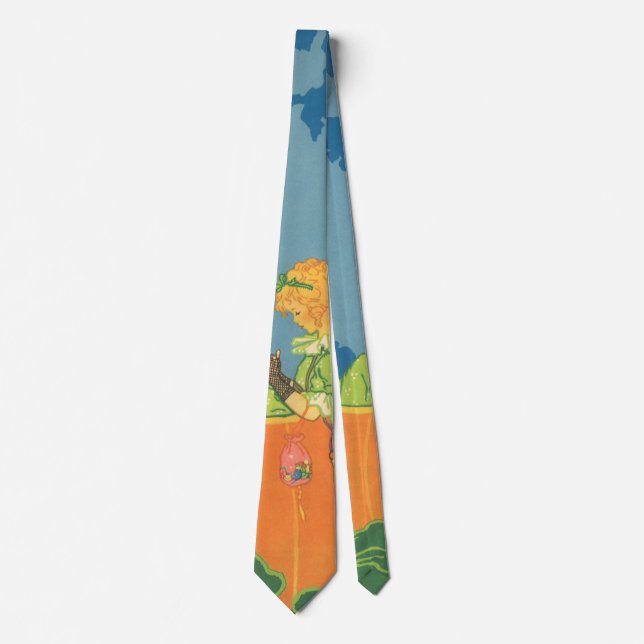 Corbata Peter Peter comedor de calabaza, rima infantil vin (Anverso)