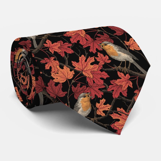 Corbata Petirrojos en arce (Enrollado)