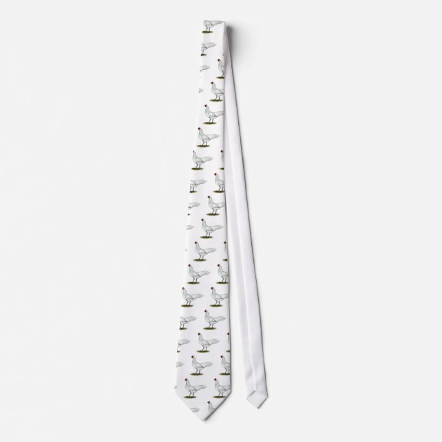 Corbata Phoenix: White Hen (Anverso)