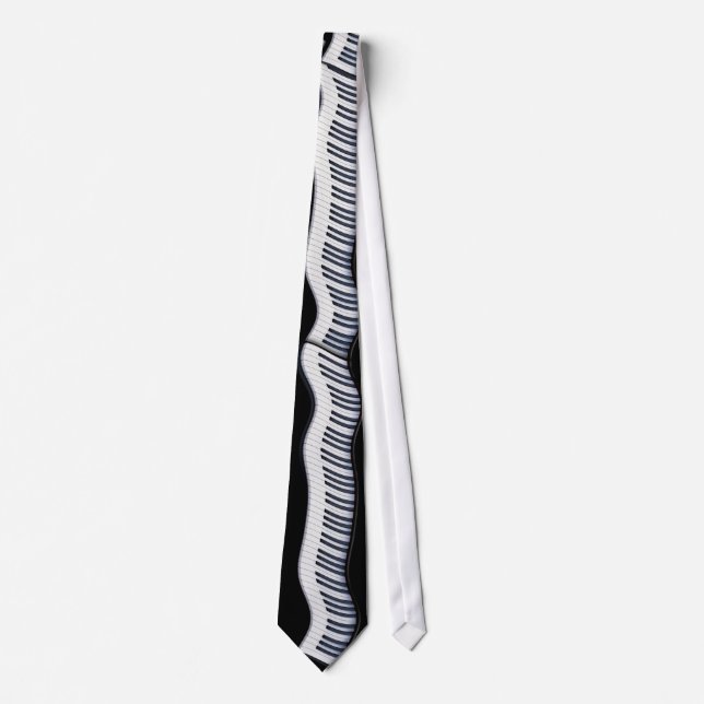 Corbata PIANO KEYBOARD Música Lover Necs Tie (Anverso)