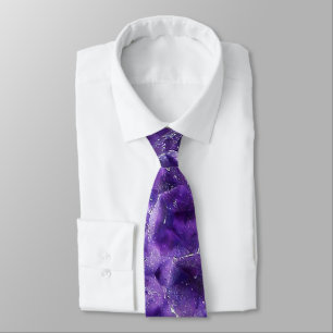 Corbata Picos de Amethyst en Caída