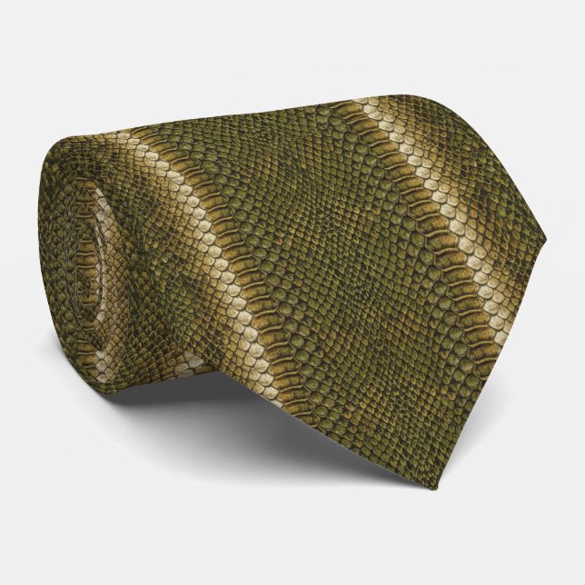 Corbata Piel de Serpiente Boa (Enrollado)