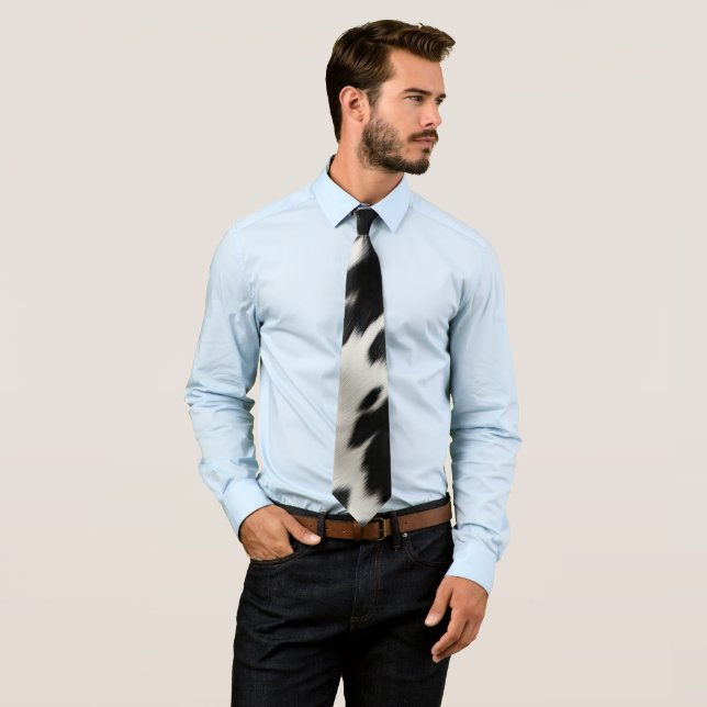 Corbata Piel de vaca de granja occidental (In situ)