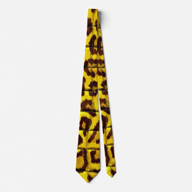 Corbata Piel leopardo (Anverso)