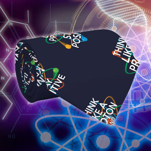 Corbata PIENSA COMO UN PROTÓN Y MANTÉN POSITIVO Diversión 