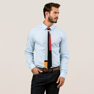 Corbata Piet Mondrian - Composición con el plano rojo gran