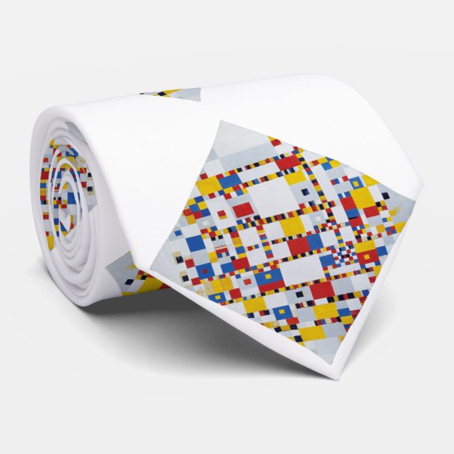 Corbata piet mondrian , victoria.boogie-woogie (Enrollado)