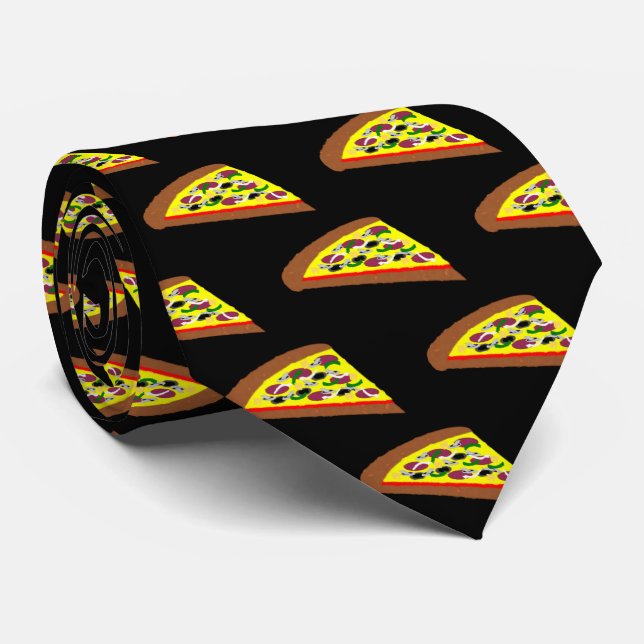 Corbata Pieza de pizza (Enrollado)