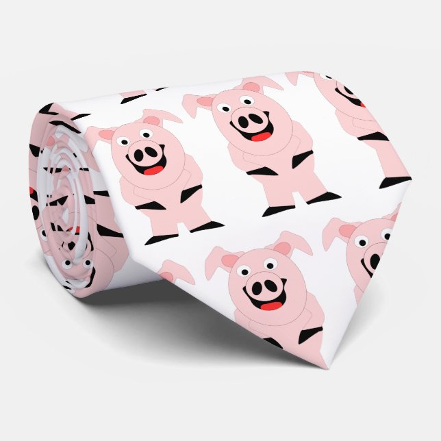 Corbata Pig Design (Enrollado)