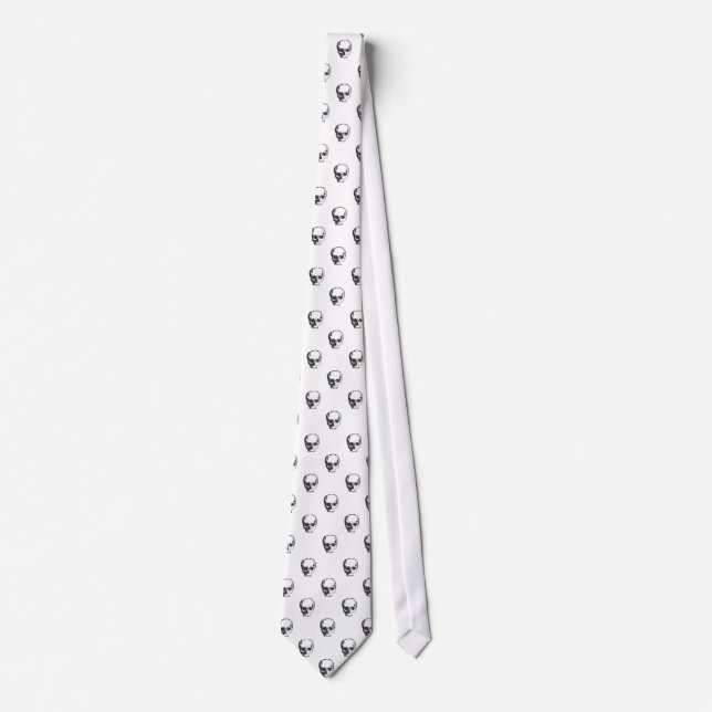 Corbata pila de skullz a solas (Anverso)