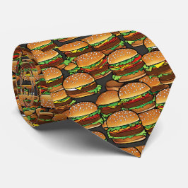 Corbata Pile de Hamburgers