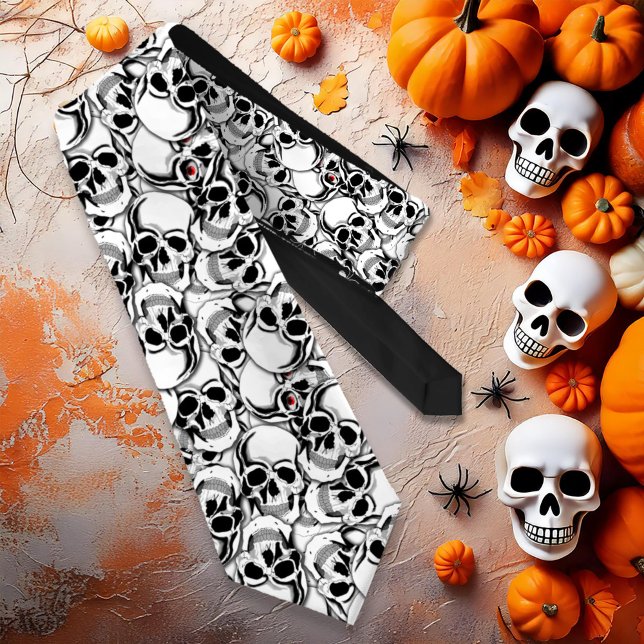 Corbata Pile de Skulls Red Eye ID222 (Subido por el creador)