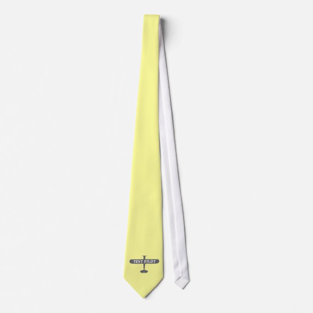 Corbata Piloto De Ensayos Y Aviones (Anverso)